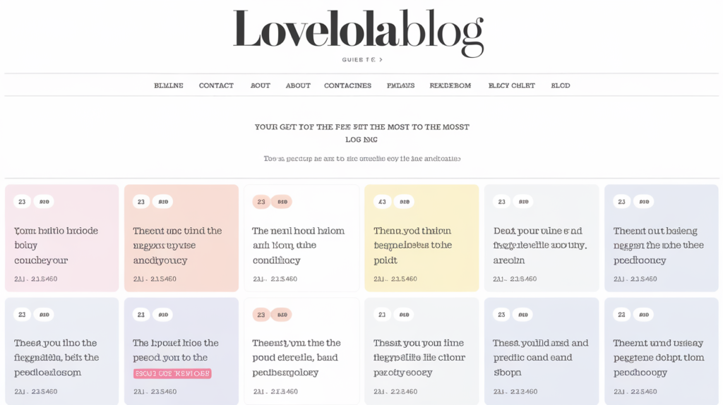 Guide LoveLolaBlog